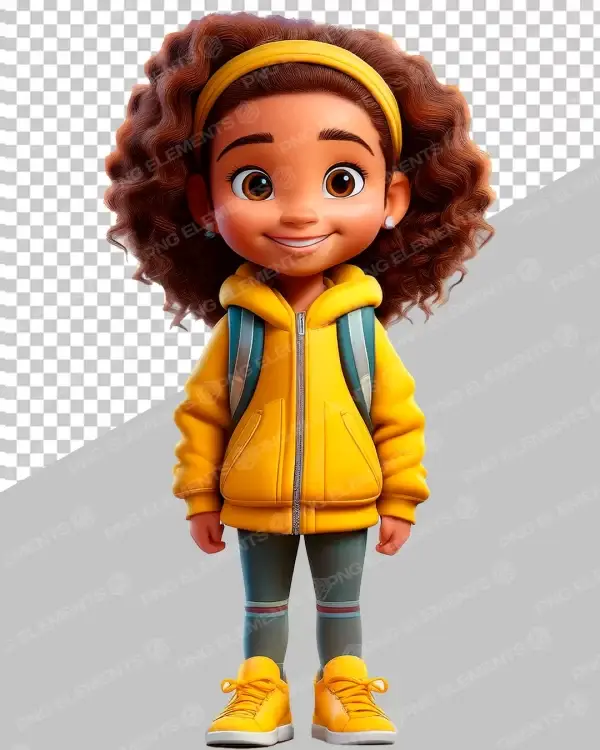 PERSONAGEM 3D KIDS BAIXAR PNG 3D 1