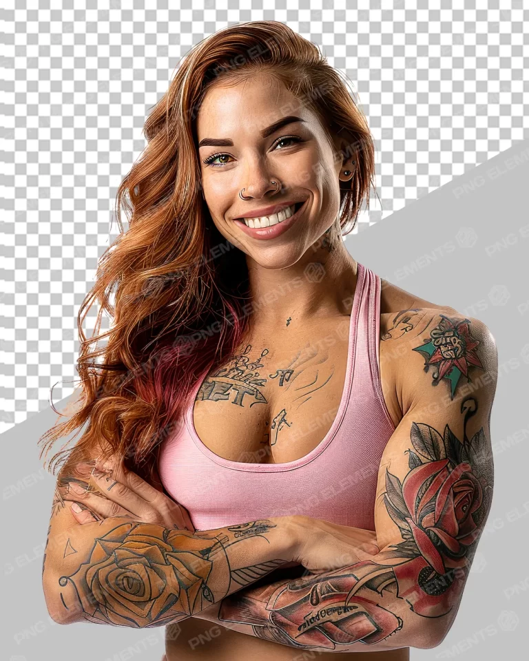 MULHER PNG - TATUAGEM -ACADEMIA - TATOO - CROSSFIT - PSD FREE - PSD EDITAVEL - FREE PNG - DESIGNER PREMIUM - PSD FLYER - CANVA