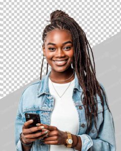 Mulher Celular - elementos png - elements png br 2 (7)