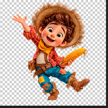 MASCOTE 3D SÃO JOÃO ELEMENTO PNG SÃO JOÃO FESTA JUNINA 3_